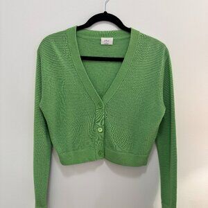 Aritzia Wilfred Light Linen Cardigan